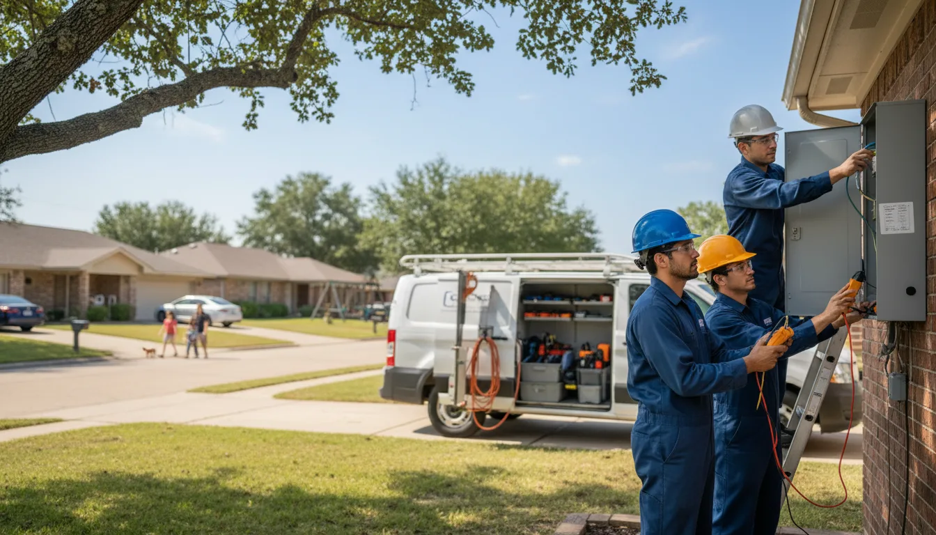 Certified electrician providing emergency electrical services in Edelstein, IL